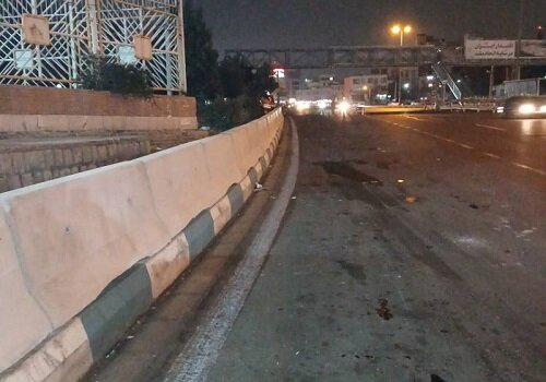 امنیت بزرگراه‌های منطقه ۵ با نصب حفاظ نیوجرسی تامین شد