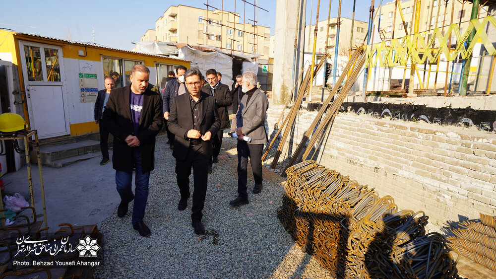بازدید امانی از پروژههای سازمان عمرانی مناطق شهرداری تهران در مناطق ۲۱ و ۲۲