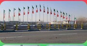 آذین‌بندی معابر منطقه ۱۶ همزمان با آغاز دهه فجر و اعیاد شعبانیه