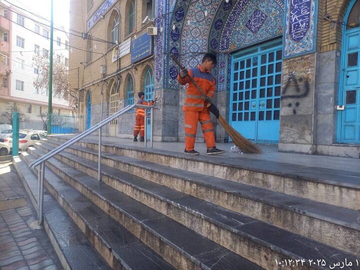 غبارروبی سیمای بصری مساجد و اماکن مذهبی در جنوب‌غرب تهران