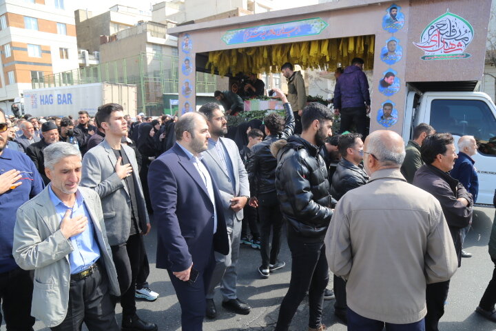 تشییع پیکر مطهر شهید مدافع حرم