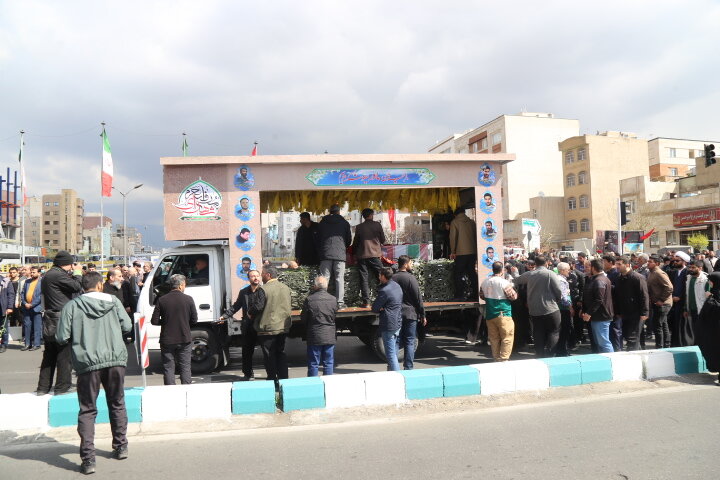 تشییع پیکر مطهر شهید مدافع حرم