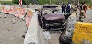 برخورد خودرو با نیوجرسی در جاده خاوران ۲ کشته داد