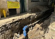 رفع معارض تاسیسات شهری در پروژه جمع‌آوری آب‌های سطحی محله کن