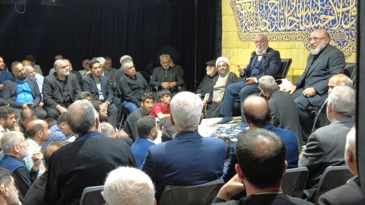 مراسم یادبود حاج اکبر بازوبند در آستان امامزاده معصوم (ع) برگزار شد