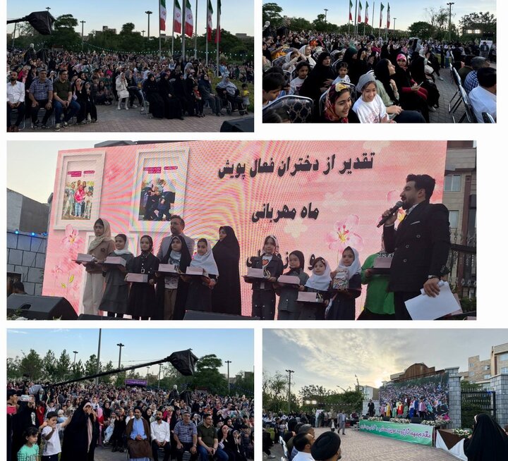 اجتماع هزاران نفر از دختران منطقه۱۱ در آئین بزرگ "دختران امام رضایی "