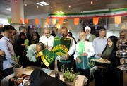 آیین پرچم‌گردانی بارگاه مطهر رضوی در مجتمع قضایی شهید مفتح برگزار شد