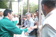 استقبال شهروندان از خدمات پردیس فرهنگی منطقه ۱۰  در اجتماع عظیم امام رضایی‌ها