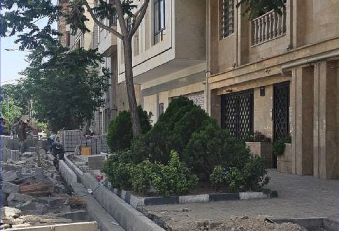 بهسازی معابر محله تهران‌ویلا آغاز شد