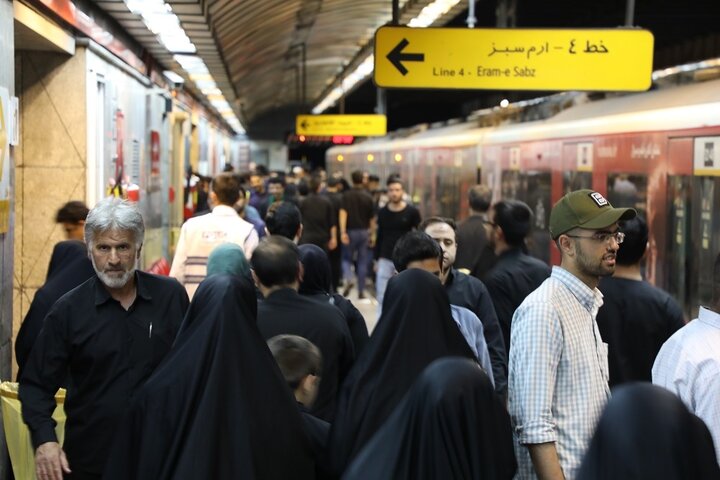 ایستگاه‌های شلوغ مترو را در خلوت‌ترین ماه سال بشناسید