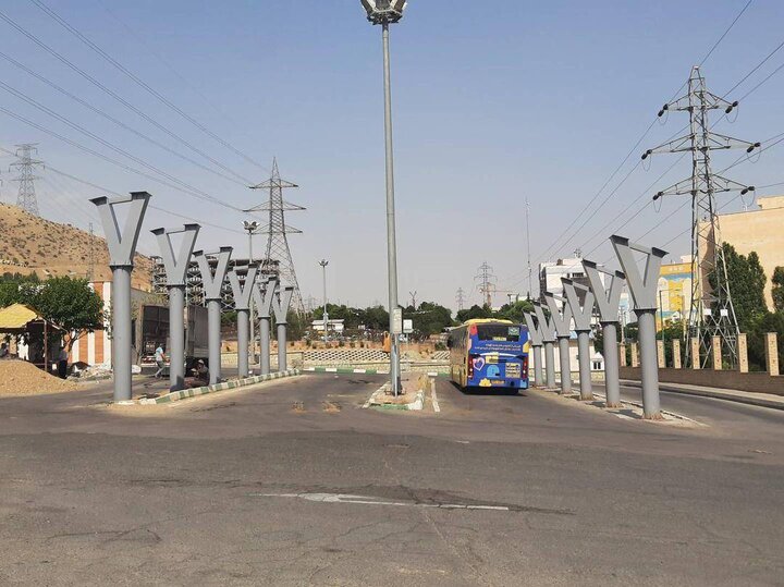 پیشرفت ۵۰ درصدی مسقف‌سازی سکوی انتظار مسافران در پایانه شهید باقری