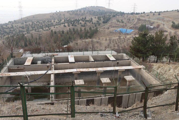 احداث مخزن ۱۶۰۰ مترمکعبی برای آبیاری بوستان لتمال کن