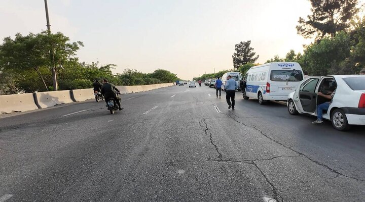 جمع‌آوری ۴۳ معتاد متجاهر در حاشیه بزرگراه آزادگان