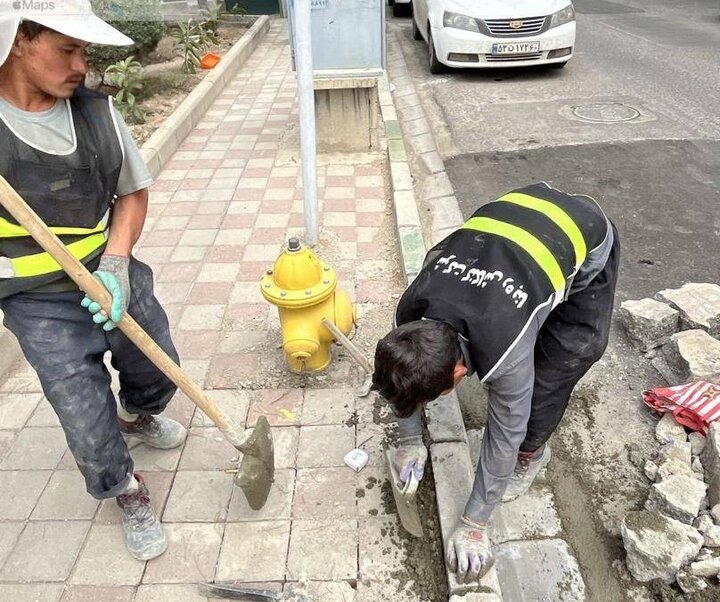 ساماندهی ۴ هزار نقطه از معابر منطقه یک در طرح ۳۶۰ درجه عمرانی