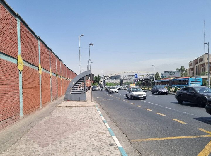 روان‌سازی گره ترافیکی با اصلاح هندسی بزرگراه آیت‌الله سعیدی