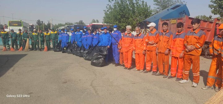استقرار بیش از ۱۶۰ نفر از نیروهای منطقه ۱۲ برای میزبانی از زائران امام راحل (ره)