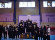 برتری تیم سازمان ورزش در مسابقات بدمینتون بانوان