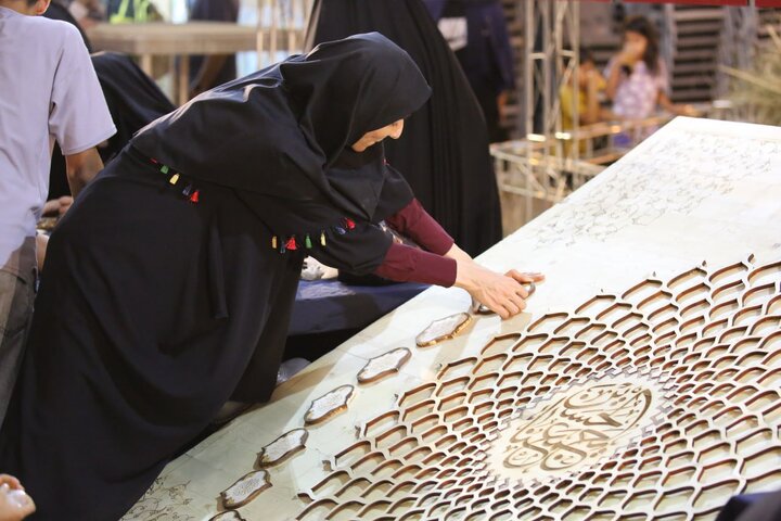 خلق اثر هنری با مشارکت مردم به مناسبت عید غدیر خم