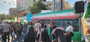 خدمت‌رسانی خادمان مردم در شهرداری منطقه ۷ به شرکت‌کنندگان در مراسم بزرگ عید غدیر