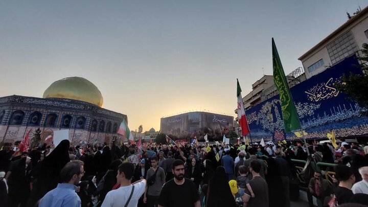 منطقه۶ تهران میزبان راهپیمایی با شکوه ضدصهیونیستی غدیر؛ از زیباسازی محور تا خدمات مردمی