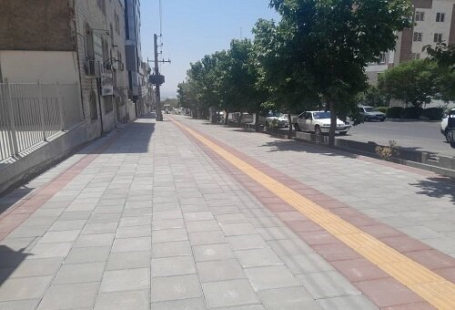 مناسب‌سازی و بهسازی پیاده‌رو و جداول محله جنت‌آباد شمالی
