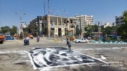  عملیات آسفالت محور میدان قدس انجام شد