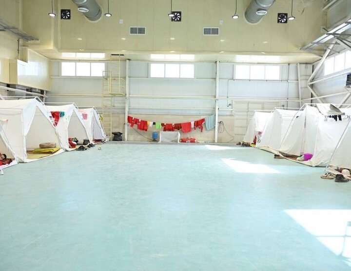 هلال احمر استان مازندران در منطقه یک مستقر شد 