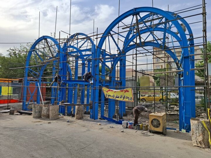 احداث سردرب ورودی بیمارستان شفا یحیائیان در منطقه ۱۲