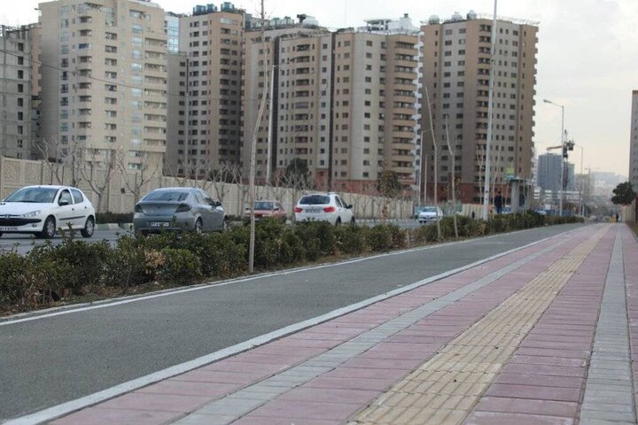 عملیات پیاده‌رو سازی دو معبر در منطقه ۲۲ به پایان رسید