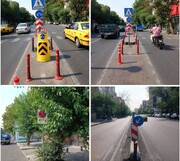 بررسی مرمت و نصب تجهیزات ایمنی ترافیکی در خیابان حافظ