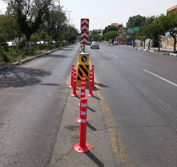 نصب بیش از ۱۲۰۰ تابلو اخطاری و تجهیز معابر منطقه ۴ به تجهیزات ایمنی نوین