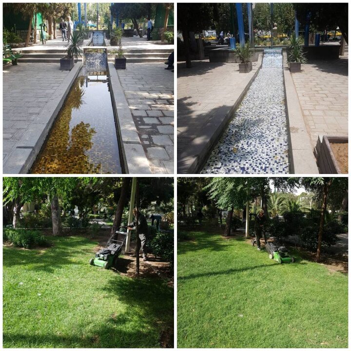 نگهداشت و بهسازی فضای بوستان دانشجو در منطقه ۱۱