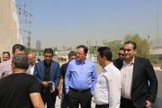 بازدید مدیرعامل منطقه فرهنگی و گردشگری عباس‌آباد از روند تکمیل پروژه «خانه موسیقی»