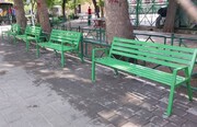 تجهیز بوستان‌های منطقه ۹ به مبلمان شهری