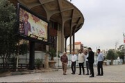 بازدید میدانی شهردار منطقه ۱۱ از حریم تئاتر شهر