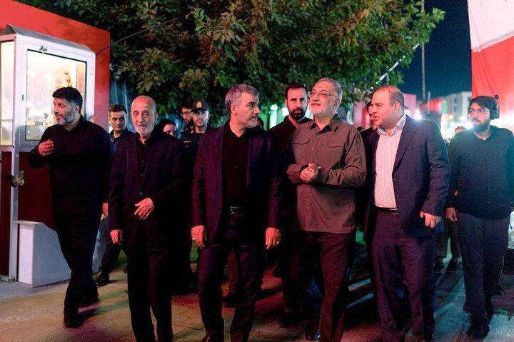 برگزاری آیین افتتاحیه یادمان «بچه‌های آسمان» در میدان شهدای هفتم تیر