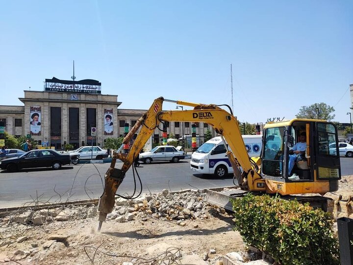 اصلاح هندسی میدان راه‌آهن؛ گامی عملیاتی برای روان‌سازی تردد و کاهش گره‌های ترافیکی