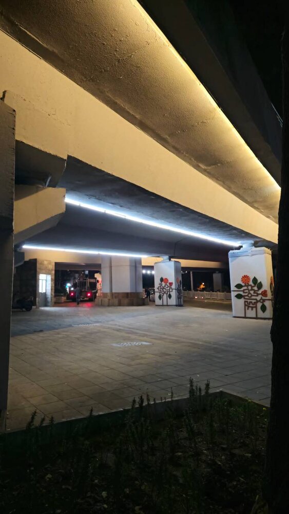 زیباسازی زیرگذر شریعتی - صدر در مراحل پایانی