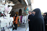 افتتاح نخستین غرفه های فروش محصولات زنان سرپرست خانوار در میادین میوه و تره‌بار