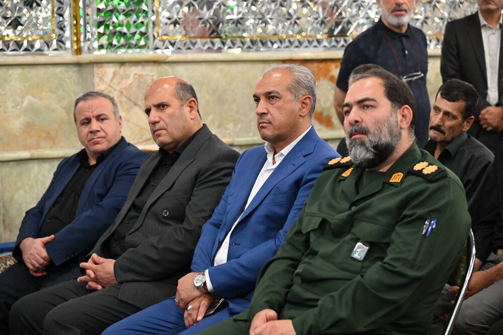 آیین گرامیداشت شهدای اقتدار ملی در منطقه یک