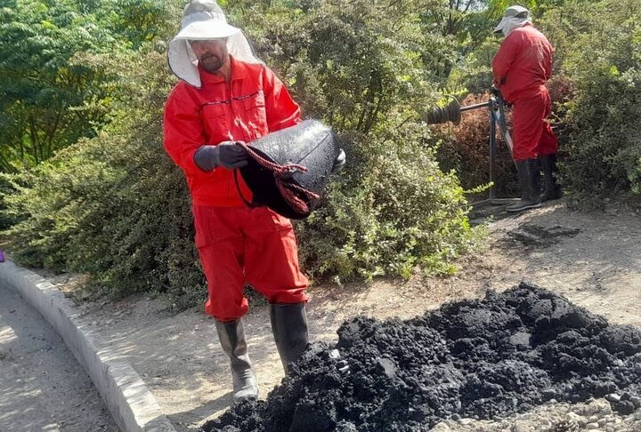 پاکسازی و لایروبی انهار و کانال‌های خط پنج مترو