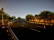اجرای ۴۳ هزار متر خط کشی محوری در منطقه ۹