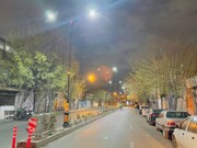 نصب بیش از ۱۶۹ پایه چراغ دکوراتیو در معابر منطقه ۱۷