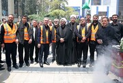 خدمت‌رسانی ۵۰۰ نیروی شهرداری منطقه ۵ به زوار حسینی در مرز مهران