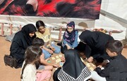 برپایی حسینیه کودکانه حضرت رقیه (س) در پایانه مرزی زرباطیه عراق