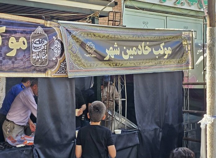 استقرار موکب «خادمین شهر» در مقر پلیس مهاجرت و گذرنامه