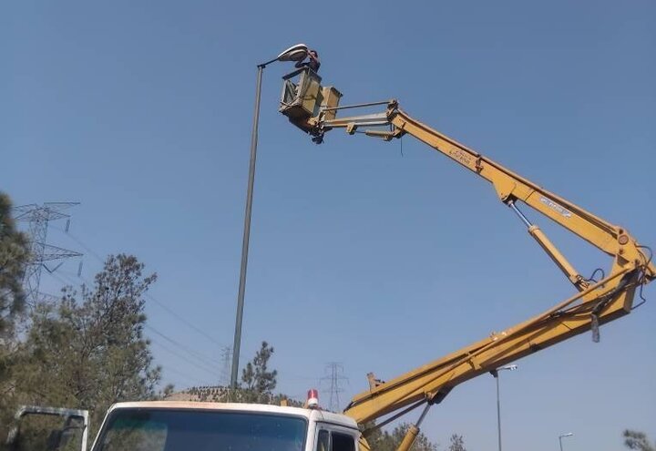 بهسازی و ارتقا سیستم‌های روشنایی در ارتفاعات شمال‌غرب تهران