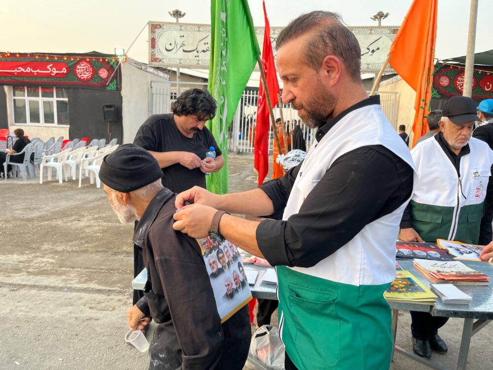 آغاز فعالیت گسترده فرهنگی در موکب محبانالرضا(ع) منطقه یک در مرز شلمچه