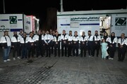 حضور سازمان مدیریت بحران تهران در مراسم بدرقه زائران اربعین