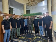 بازدید رحمانی و صالحی به اتفاق شهرداران زرباطیه و بدره از موکب‌های خدمات رسانی به زائرین اربعین حسینی